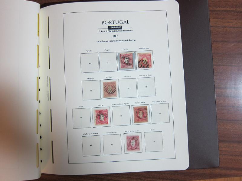 0015 (84).jpg -     Lote:    15      Marcofilia      Lotes Especiais       Descrição:      Portugal.   Colecção especializada de marcas numéricas das 1.ª e 2.ª reformas em selos de 25 reis, desde D. Maria II até D. Luís I, de frente. Lote a ver.        Lote       Valor Base:     &euro; 1.500,00     Valor Venda:     &euro; 3.000,00     
